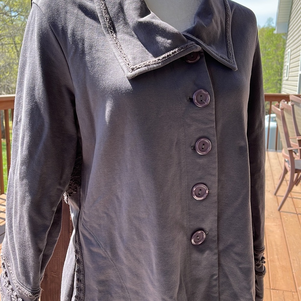 Gray Soft Surrounding Jacket - image 3